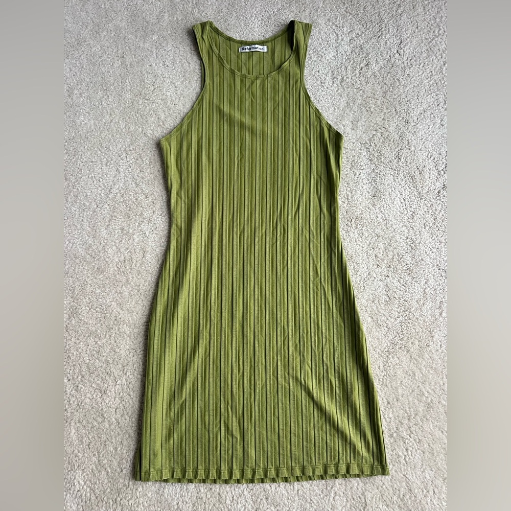Reformation Mel Ribbed Dress - Picture 3 of 6